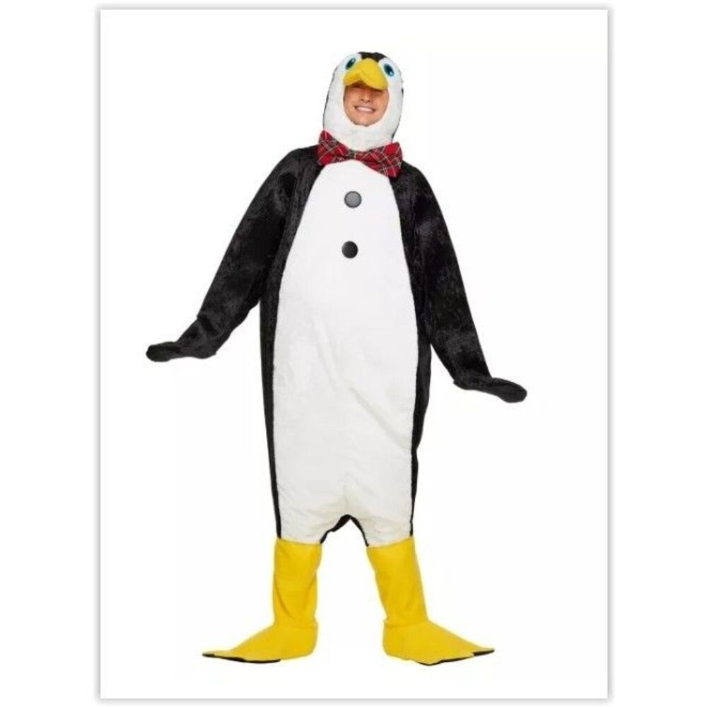 Adult Bow Tie Penguin Costume One Size Fits Most Halloween NEW